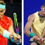 Tennis : à l’image du match Nadal-Alcaraz sur Netflix, les tournois d’exhibition se multiplient en parallèle du circuit ATP
          Les deux Espagnols s’affrontent dans un match d’exhibition organisé et diffusé par Netflix, dimanche, à Las Vegas (États-Unis).