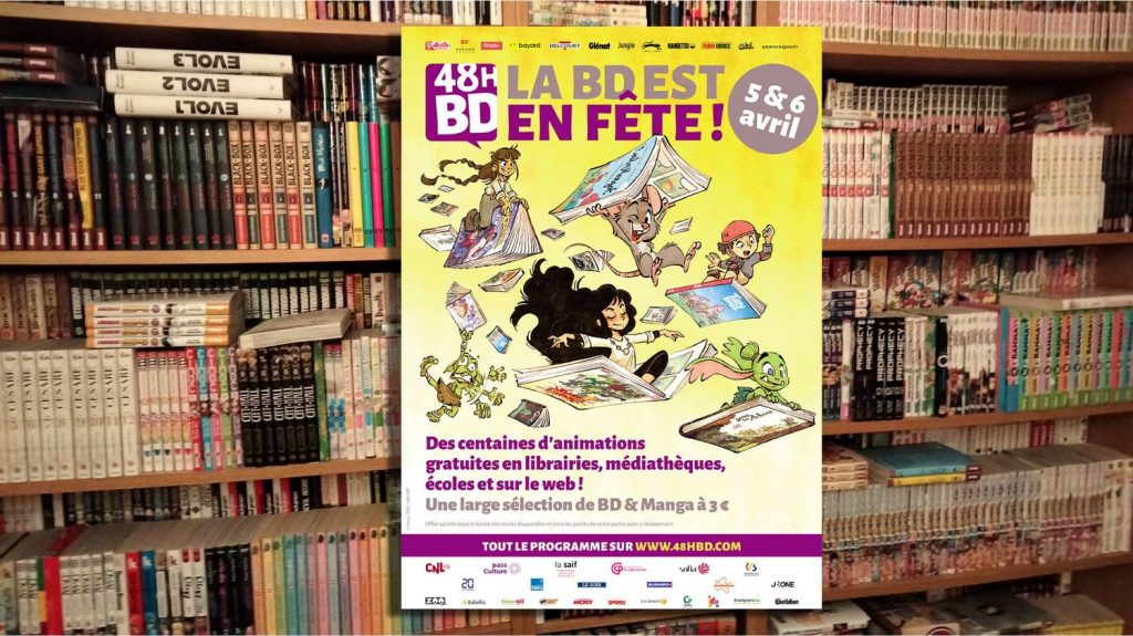 Les 48h BD : plus de 500 animations et des titres à 3 euros, les 5 et 6 avril 2024
          La 12e édition des 48h BD, la grande fête de la bande dessinée, du manga et du comics, a lieu partout en France et en Belgique, les 5 et 6 avril. Une sélection exceptionnelle de 15 titres sera proposée à 3 euros.
